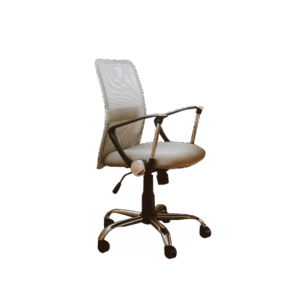 Beige Working Chair With Armrest